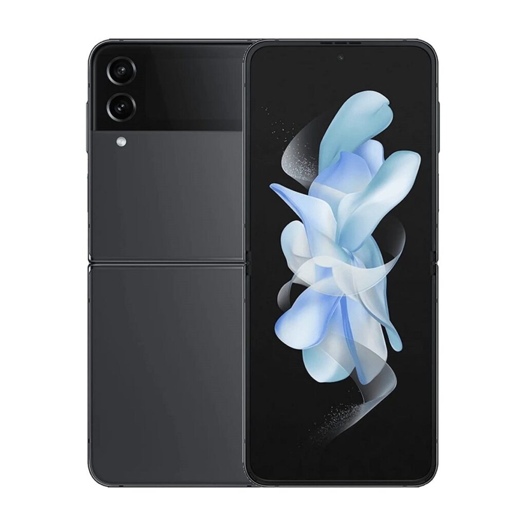 Samsung Galaxy Z Flip4, Android Smartphone Uncontracted, 6.7 inch Dynamic AMOLED Display, 128GB/8GB RAM, Graphite
