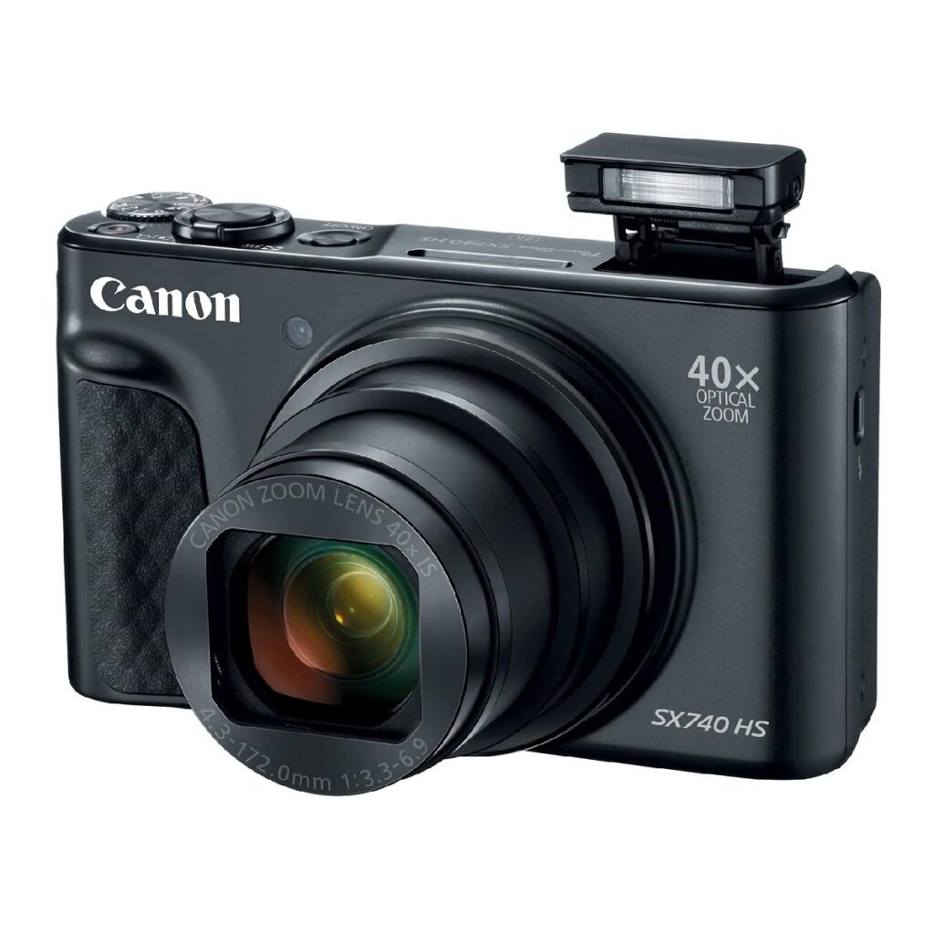 Canon PowerShot SX740 HS Digital Camera -Black & Silver, Brand New