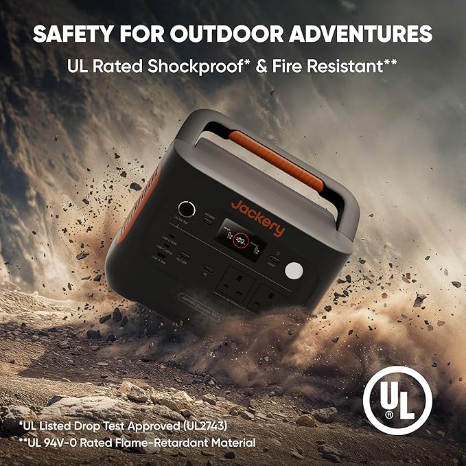 Jackery Explorer 1000 v2 Portable Power Station(2024 New),1070Wh LiFePO4 Battery,1500W AC/100W USB-C Output, 1 Hr Fast Charge, Solar Generator for Outdoor Camping,Off-grid Living,RV,Emergency - Image 4