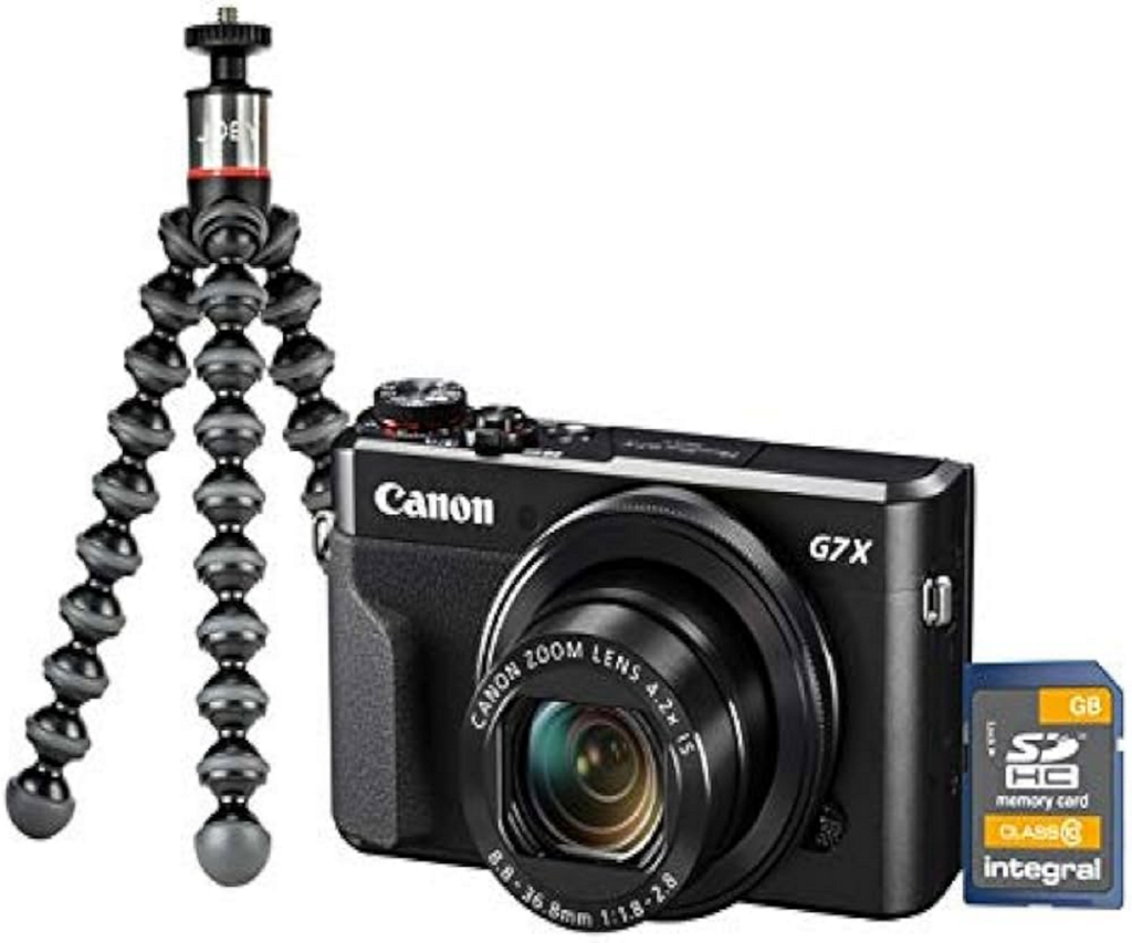Canon PowerShot G7 X Mark II Camera – Vlogger Kit