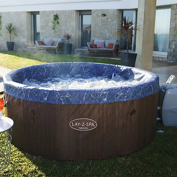 Lay-Z-Spa Toronto AirJet Plus™ Inflatable Foam-Wall Hot Tub (7 person), Brand New - Image 6