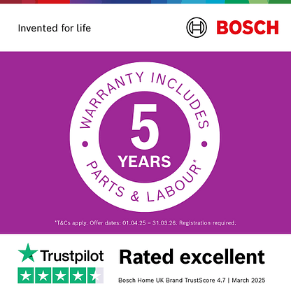Bosch WQG245S9GB Series 6 Heat Pump Condenser Tumble Dryer – 9kg, Silver, Brand New - Image 5