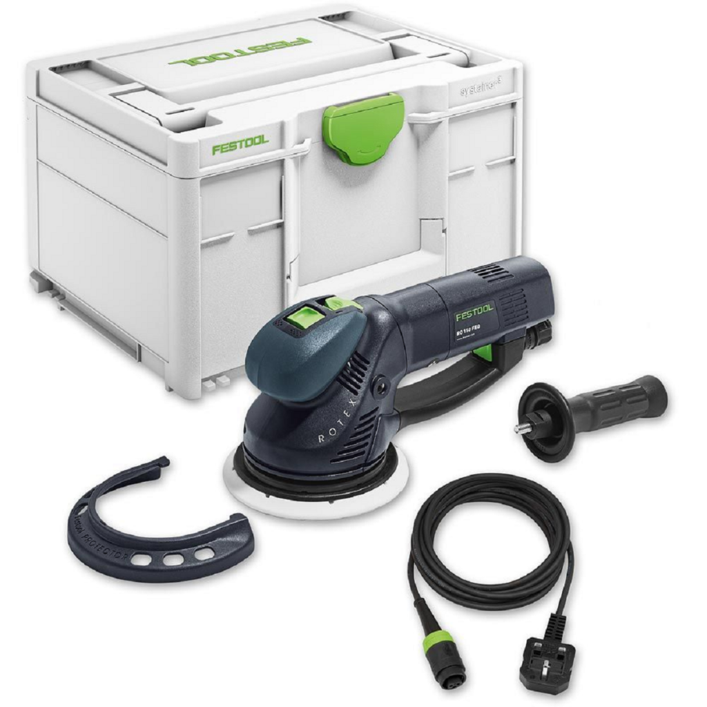 The Festool Rotex RO 150 FEQ-Plus (150mm Geared Eccentric Sander), Brand New