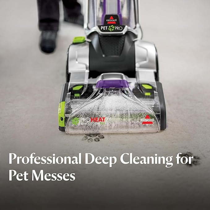 BISSELL ProHeat 2X Revolution Pet Pro Plus, 3588F, Upright Deep Cleaner, 30-minute Dry Time, Dual Dirt Lifter Powerbrush, Hose & Tool Attachment, Pet Upholstery and Tough Stain Tool Included, Brand New - Image 2
