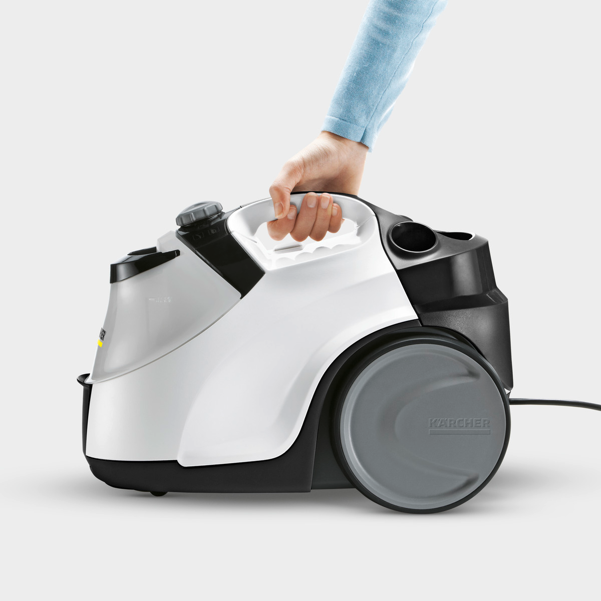 Kärcher SC 5 EasyFix Steam Cleaner with hot water connection, steam pressure: 4.2 bar, heating time: 3 min, area: approx. 150 m², tank: 0.5 l + 1.5 l, incl. floor cleaning set EasyFix and nozzles, Brand New - Image 7